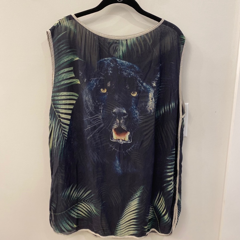 Wildfox Panther Jungle Swim Cover Up - One Size